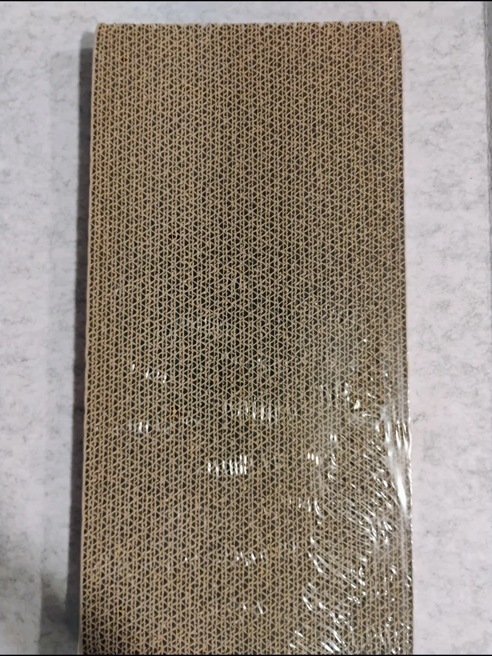 Bowhaus Brown Cat Scratcher — Corrugated Cardboard Scratch Pad with Catnip
